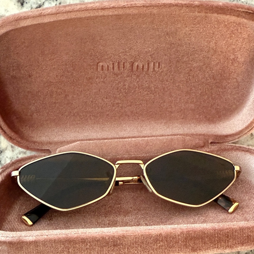 Miu Miu Sunglasses with Velvet Case